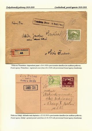 ČESKÉ POŠTOVNY 1900-1958 – list 34
