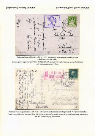 ČESKÉ POŠTOVNY 1900-1958 – list 37