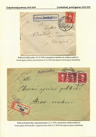 ČESKÉ POŠTOVNY 1900-1958 – list 38