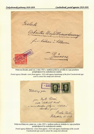 ČESKÉ POŠTOVNY 1900-1958 – list 40