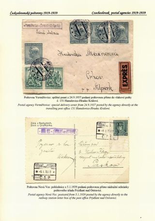 ČESKÉ POŠTOVNY 1900-1958 – list 43