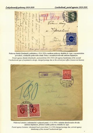 ČESKÉ POŠTOVNY 1900-1958 – list 44