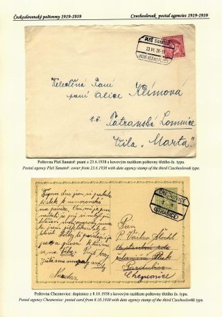 ČESKÉ POŠTOVNY 1900-1958 – list 47