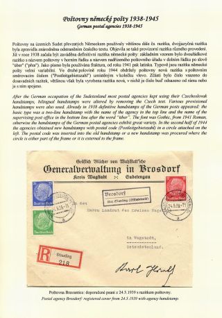 ČESKÉ POŠTOVNY 1900-1958 – list 49