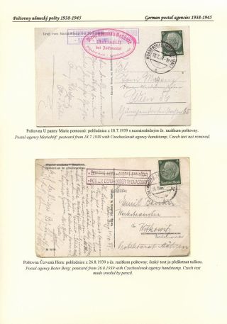 ČESKÉ POŠTOVNY 1900-1958 – list 50
