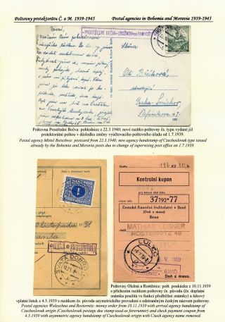 CZECH POSTAL AGENCIES 1900-1958 – sheet 68