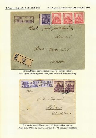 CZECH POSTAL AGENCIES 1900-1958 – sheet 75