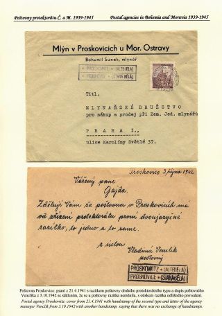 CZECH POSTAL AGENCIES 1900-1958 – sheet 78
