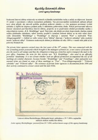 ČESKÉ POŠTOVNY 1900-1958 – list 97