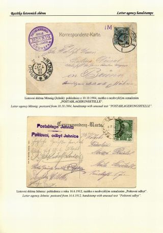 ČESKÉ POŠTOVNY 1900-1958 – list 100
