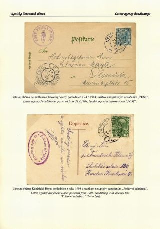 ČESKÉ POŠTOVNY 1900-1958 – list 101
