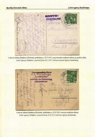 ČESKÉ POŠTOVNY 1900-1958 – list 102