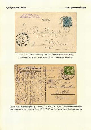 ČESKÉ POŠTOVNY 1900-1958 – list 104