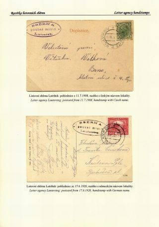 ČESKÉ POŠTOVNY 1900-1958 – list 105