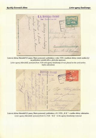 ČESKÉ POŠTOVNY 1900-1958 – list 106
