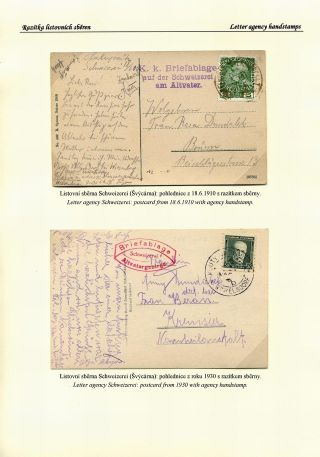 ČESKÉ POŠTOVNY 1900-1958 – list 109