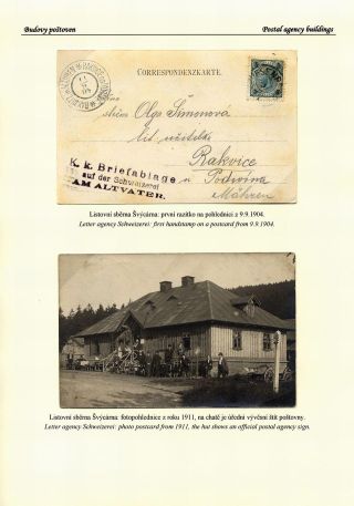 CZECH POSTAL AGENCIES 1900-1958 – sheet 114