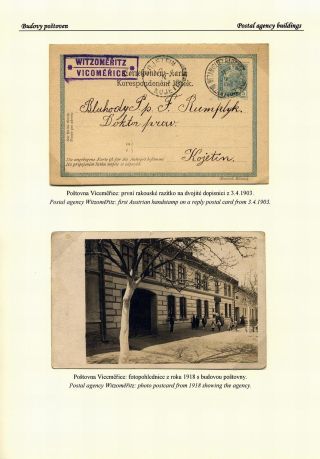 CZECH POSTAL AGENCIES 1900-1958 – sheet 117