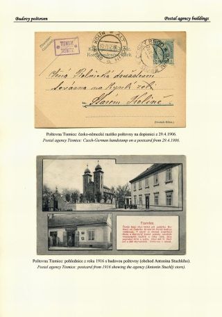 CZECH POSTAL AGENCIES 1900-1958 – sheet 118