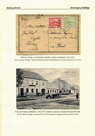 CZECH POSTAL AGENCIES 1900-1958 – sheet 119