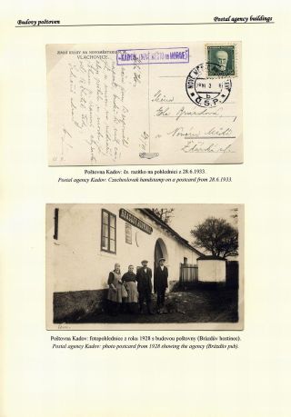 CZECH POSTAL AGENCIES 1900-1958 – sheet 125