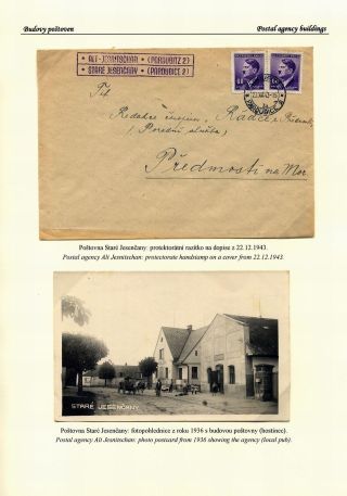 CZECH POSTAL AGENCIES 1900-1958 – sheet 128
