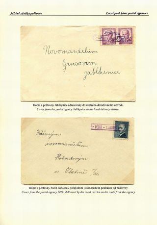 CZECH POSTAL AGENCIES 1900-1958 – sheet 142