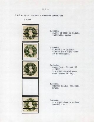 USA: GANZSACHENUMSCHÄGE 1916-1933 – Blatt 5