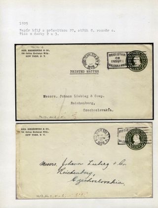 USA: GANZSACHENUMSCHÄGE 1916-1933 – Blatt 14