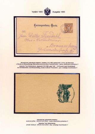 RAKOUSKÉ DOPISNICE DVOUHLAVÁ ORLICE VYDÁNÍ 1883 – list 12