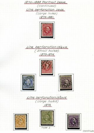 NETHERLANDS INDIES (STAMP ISSUES 1864-1938) – sheet 4