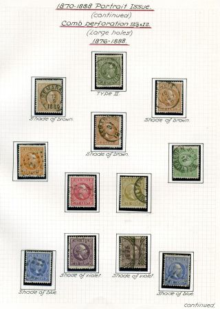 NETHERLANDS INDIES (STAMP ISSUES 1864-1938) – sheet 5
