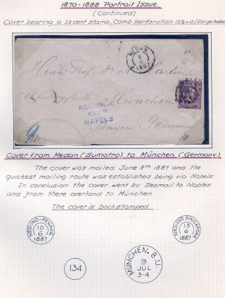 NETHERLANDS INDIES (STAMP ISSUES 1864-1938) – sheet 9
