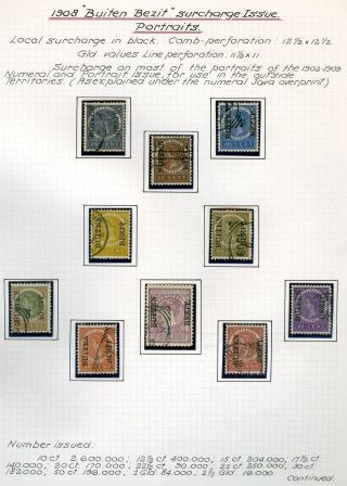 NETHERLANDS INDIES (STAMP ISSUES 1864-1938) – sheet 25