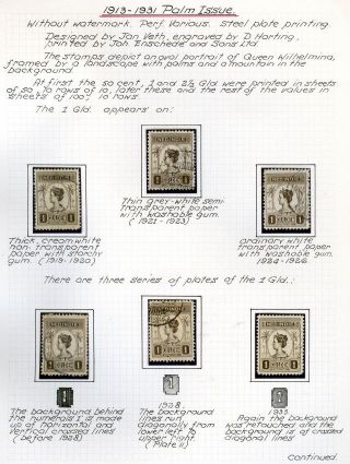 NETHERLANDS INDIES (STAMP ISSUES 1864-1938) – sheet 32
