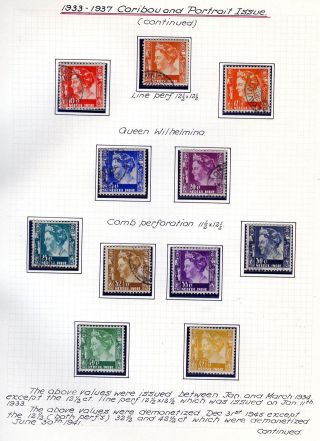 NETHERLANDS INDIES (STAMP ISSUES 1864-1938) – sheet 47