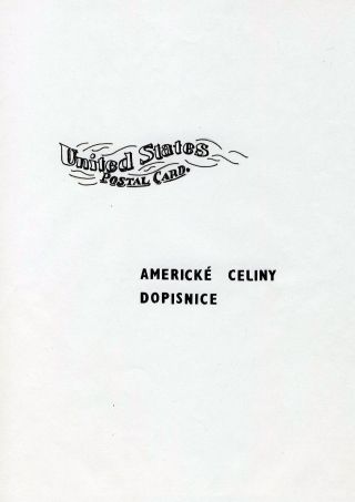 UNITED STATES: POSTAL STATIONERY CARDS – sheet 1