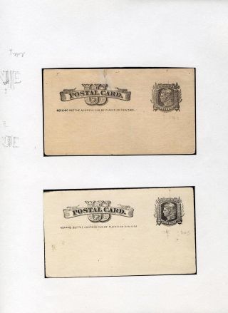 UNITED STATES: POSTAL STATIONERY CARDS – sheet 16