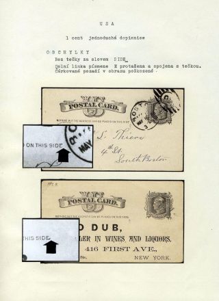 AMERICKÉ CELINY - DOPISNICE – list 18