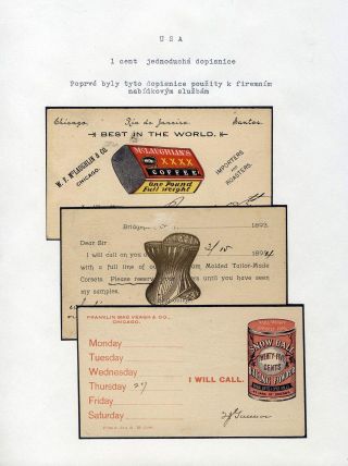 AMERICKÉ CELINY - DOPISNICE – list 30