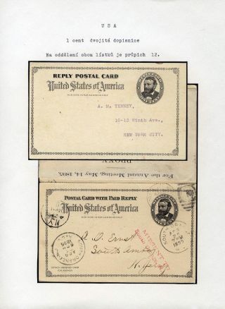 AMERICKÉ CELINY - DOPISNICE – list 40