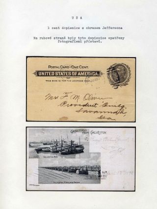 AMERICKÉ CELINY - DOPISNICE – list 50