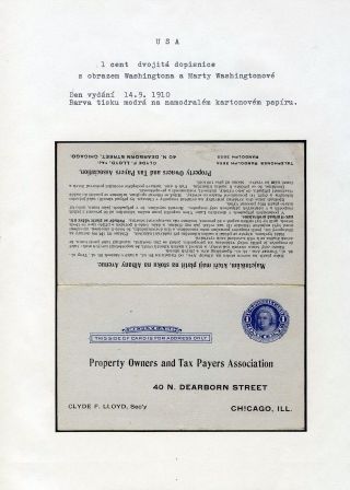 AMERICKÉ CELINY - DOPISNICE – list 67