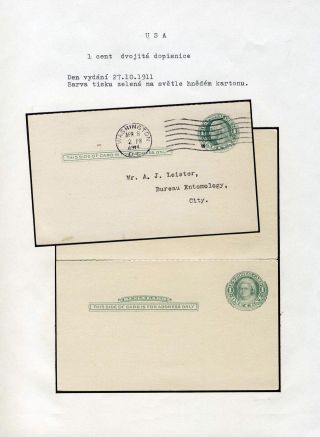 AMERICKÉ CELINY - DOPISNICE – list 69