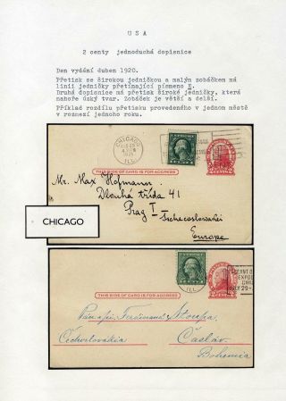UNITED STATES: POSTAL STATIONERY CARDS – sheet 89