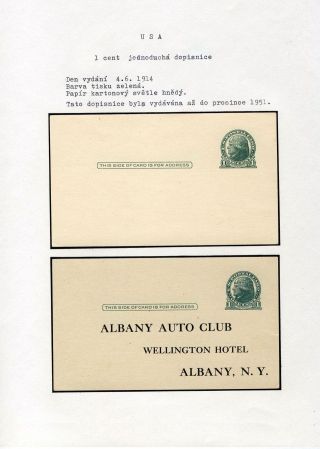 AMERICKÉ CELINY - DOPISNICE – list 100