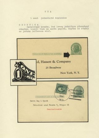 AMERICKÉ CELINY - DOPISNICE – list 105