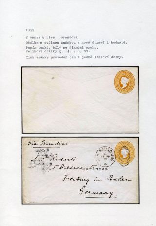 POSTAL STATIONERY OF BRITISH INDIA – sheet 21