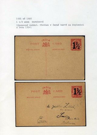 POSTAL STATIONERY OF BRITISH INDIA – sheet 61