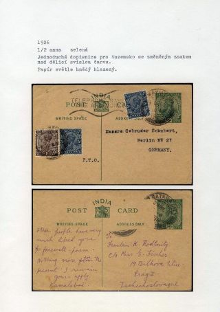POSTAL STATIONERY OF BRITISH INDIA – sheet 64